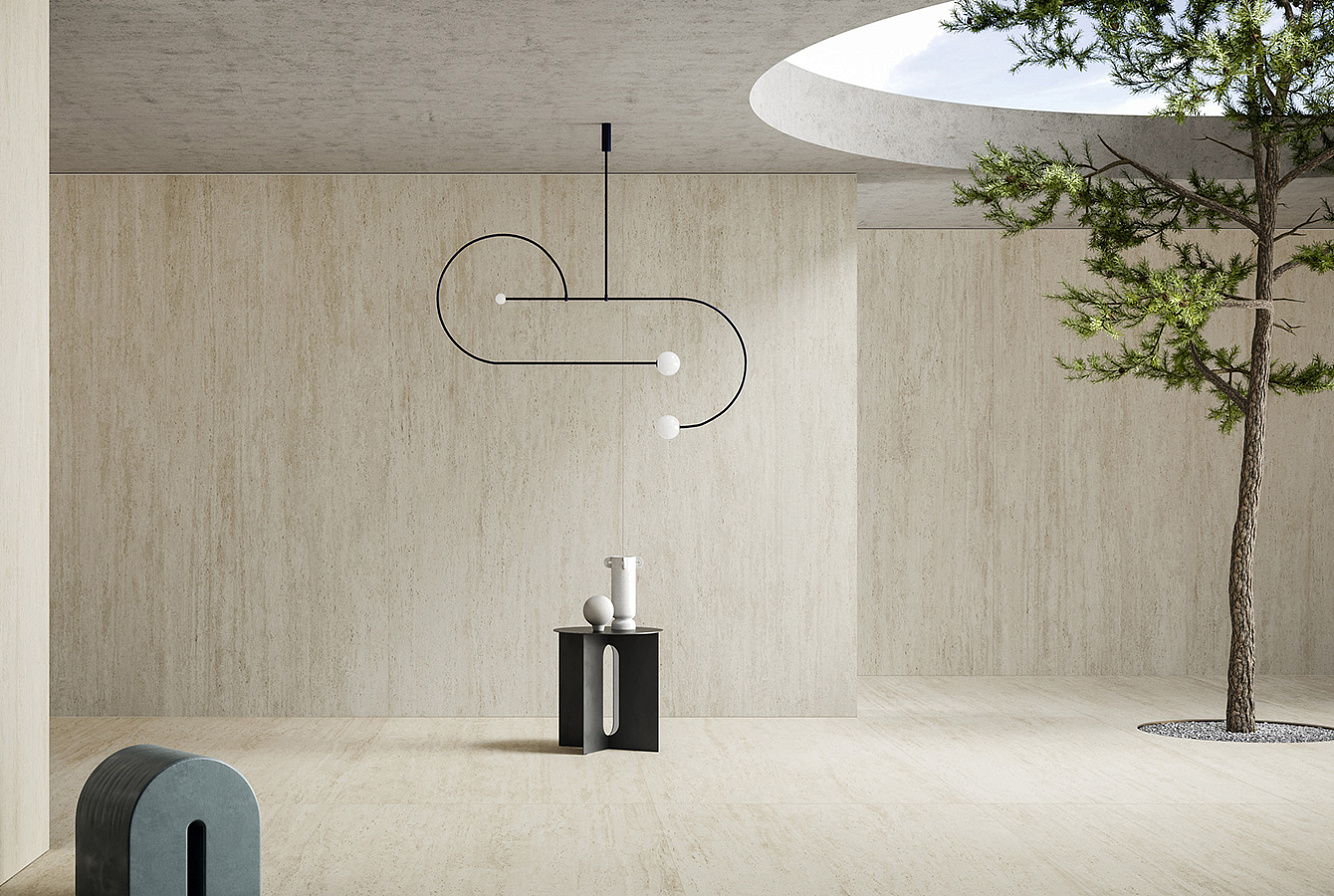 MARVEL TRAVERTINE / WHITE